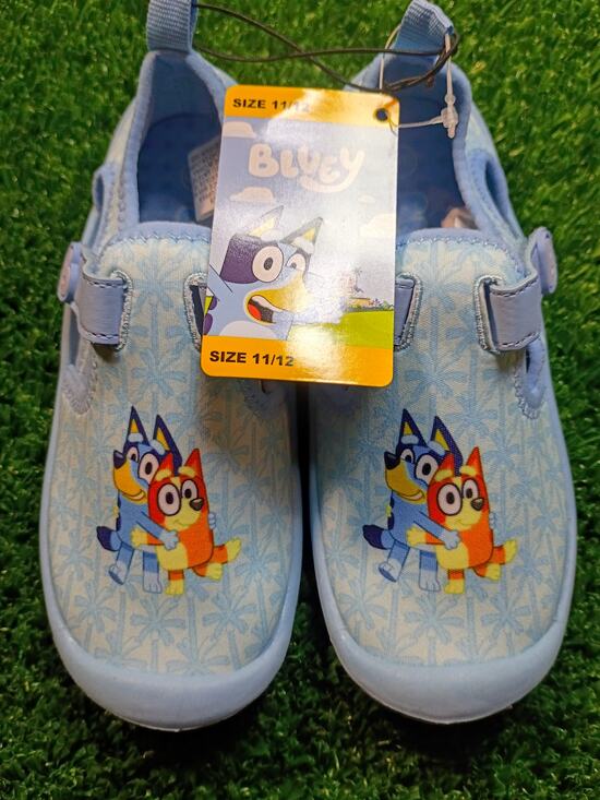 Disney Other - Bluey & Bingo Toddler Water Shoes - Light Blue, Size 11/12